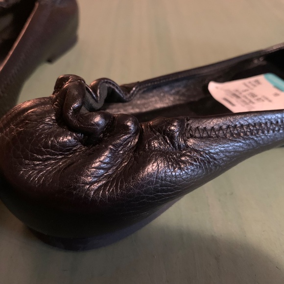 NEW Womens Tory Burch Black Ballet Flats Slip On Shoes Size 10 - Picture 9 of 12